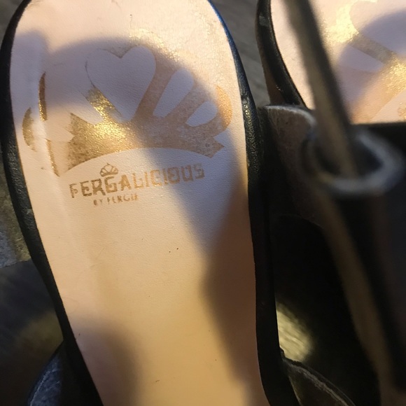 Black strap wedge heel - Picture 2 of 4